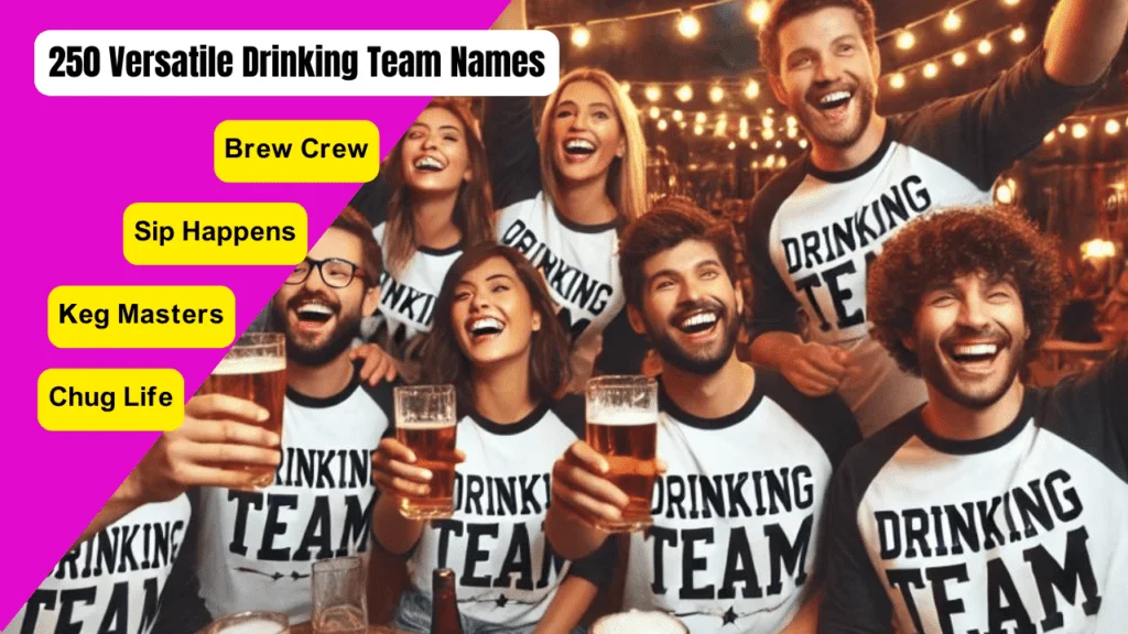 Versatile Drinking Team Names