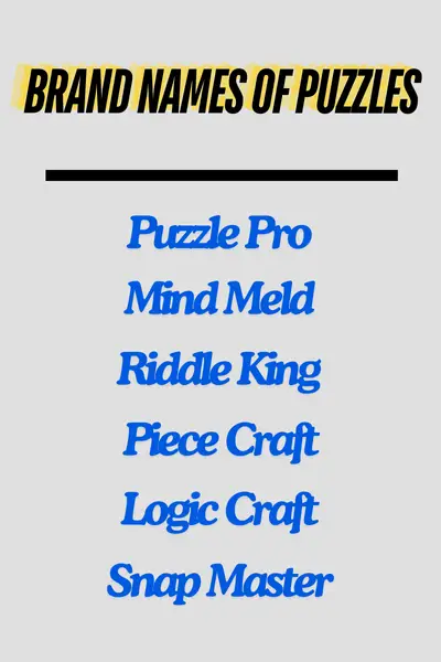 Brand names of puzzles