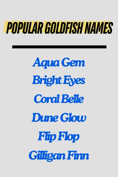 Goldfish Names