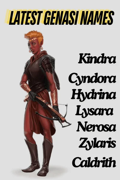 Latest Genasi Names