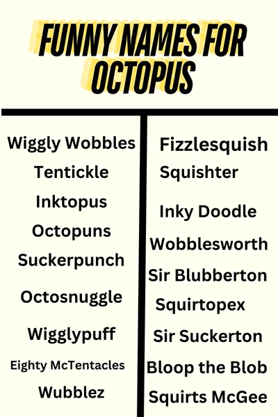 Funny names for Octopus