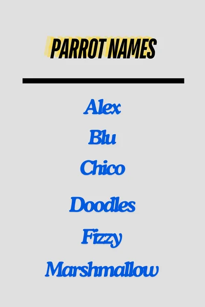 Parrot Names