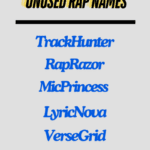 Unused Rap Names