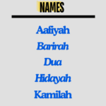 Islamic Baby Girl Names