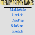 Preppy Names