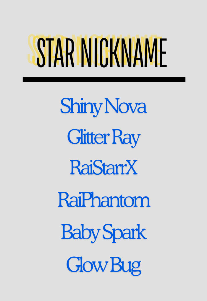 Star Nickname