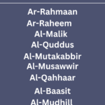 99 Names of Allah